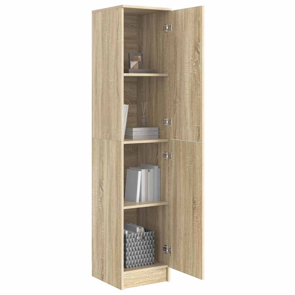 Highboard Sonoma Eiche 35 x 39 x 168 cm Holzwerkstoff
