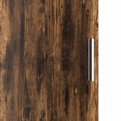 Highboard Räuchereiche 35 x 39 x 168 cm Holzwerkstoff