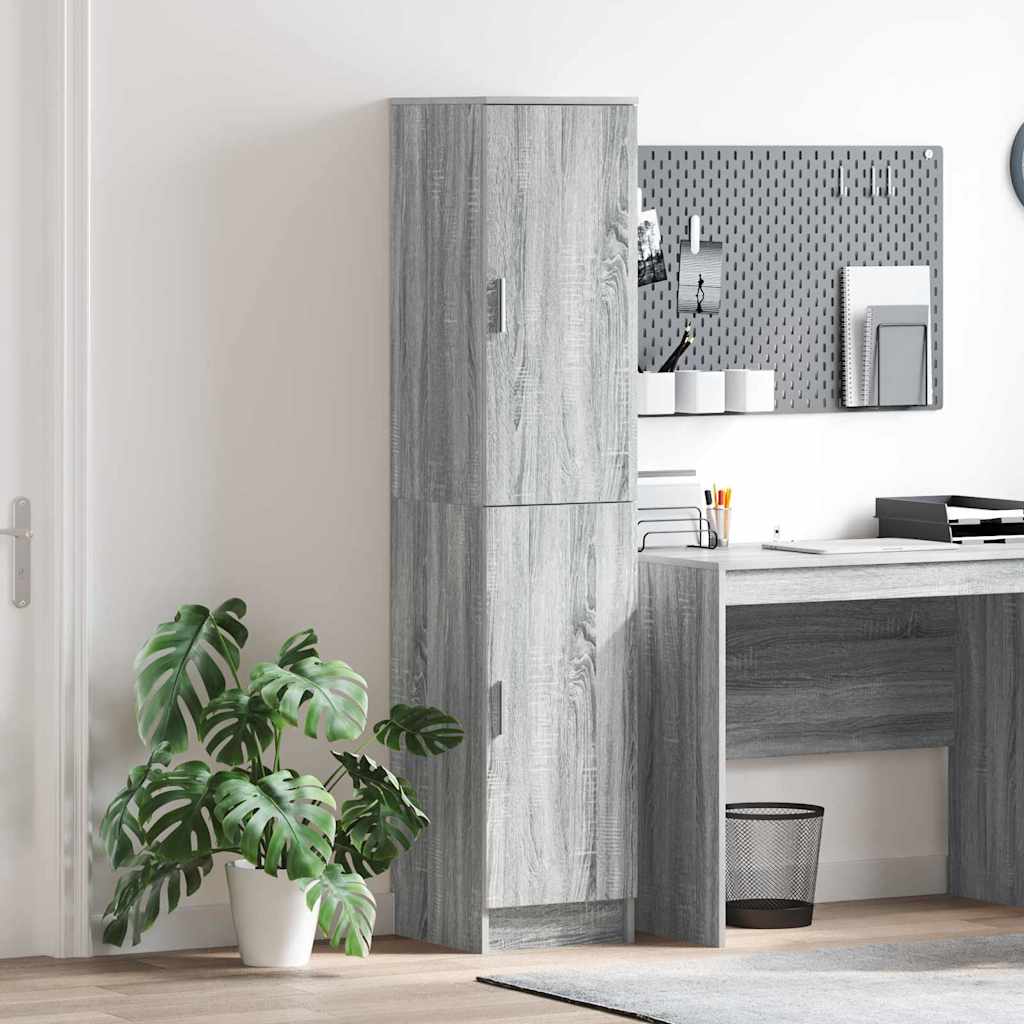 Highboard Grau Sonoma 35 x 39 x 168 cm Holzwerkstoff