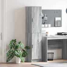 Highboard Grau Sonoma 35 x 39 x 168 cm Holzwerkstoff
