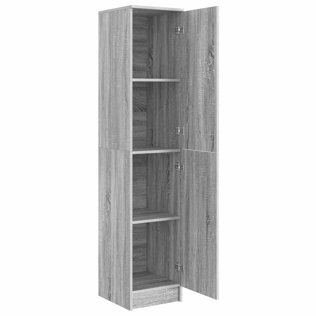 Highboard Grau Sonoma 35 x 39 x 168 cm Holzwerkstoff
