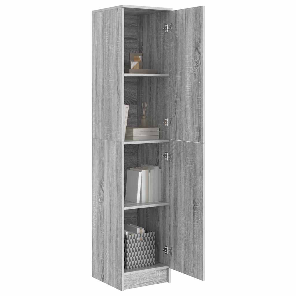 Highboard Grau Sonoma 35 x 39 x 168 cm Holzwerkstoff