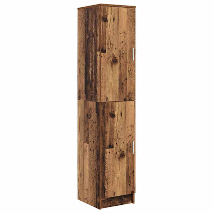 Highboard Altholz 35 x 39 x 168 cm Holzwerkstoff