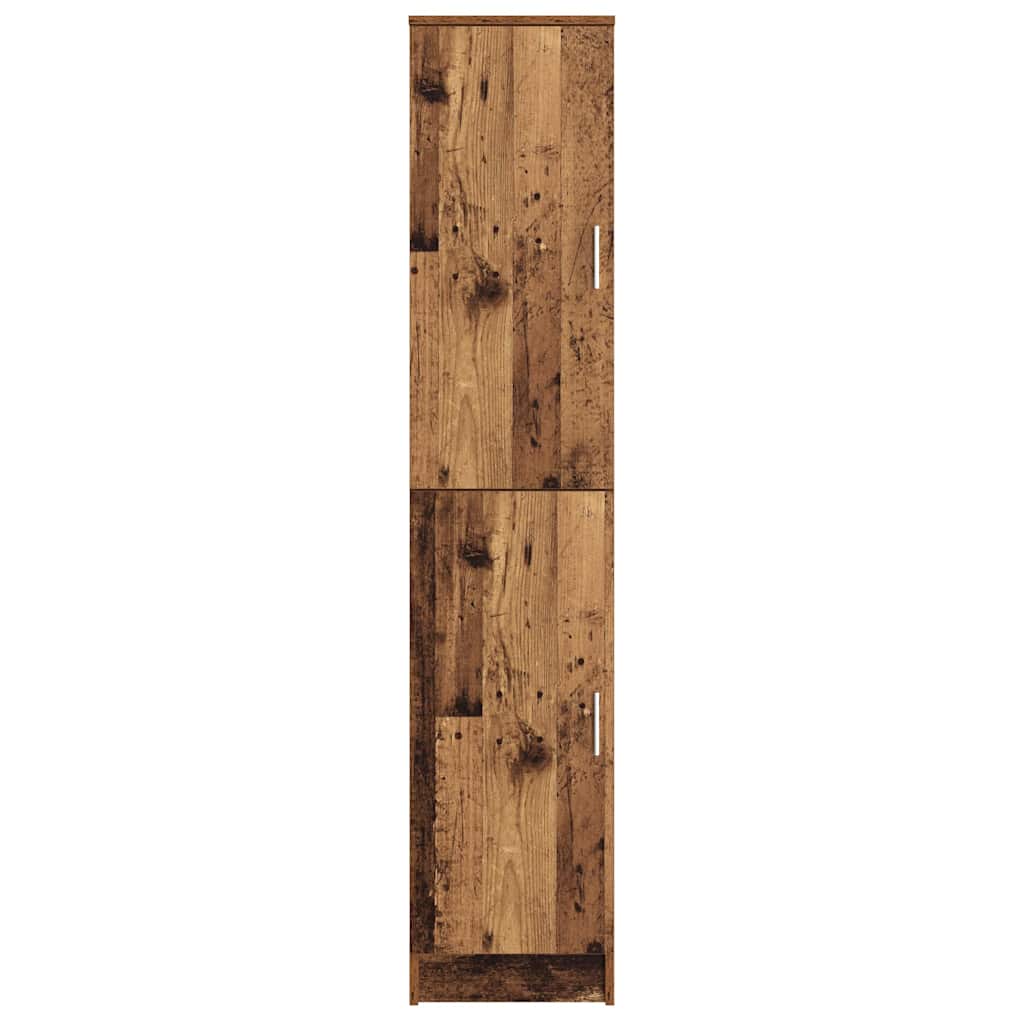 Highboard Altholz 35 x 39 x 168 cm Holzwerkstoff