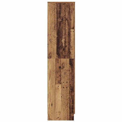 Highboard Altholz 35 x 39 x 168 cm Holzwerkstoff