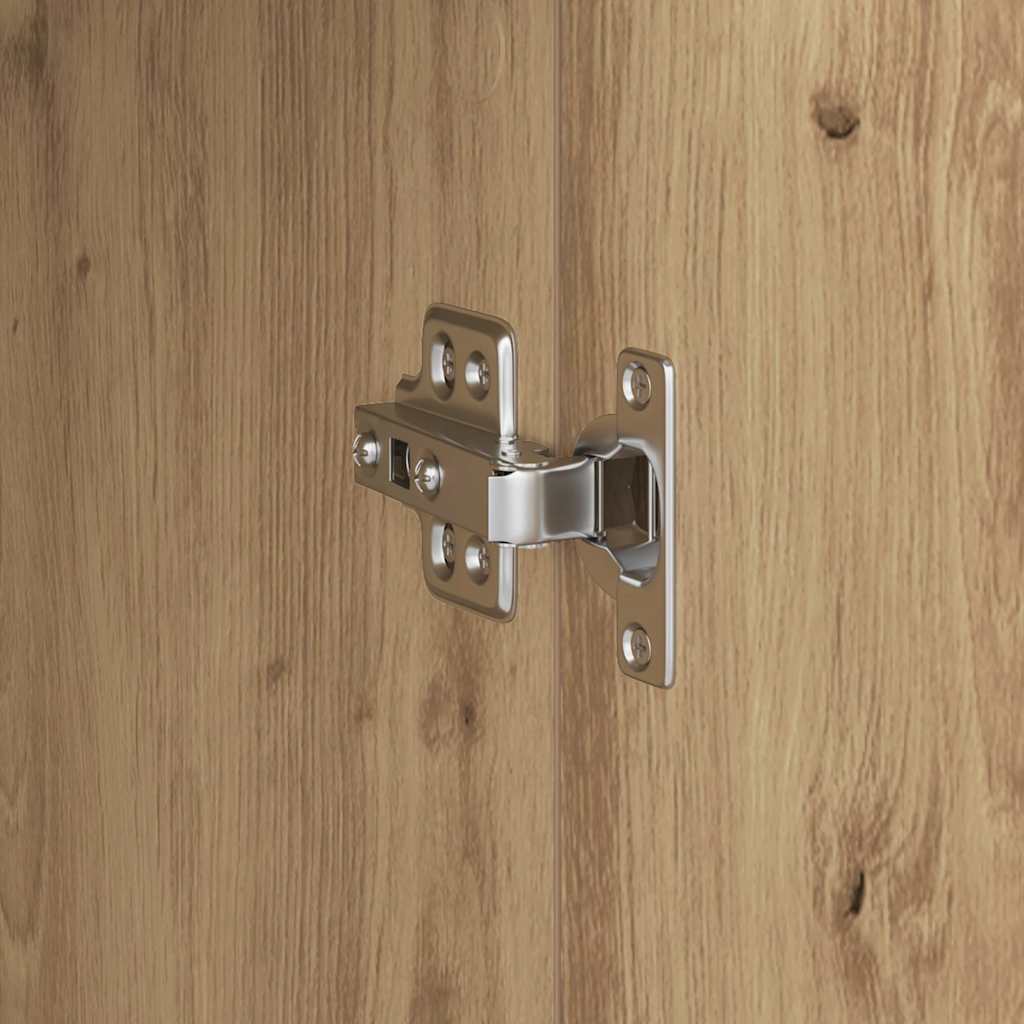 Highboard Eiche handwerklich 35 x 39 x 168 cm Holzwerkstoff