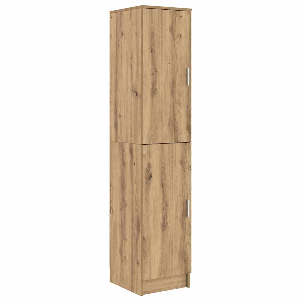 Highboard Eiche handwerklich 35 x 39 x 168 cm Holzwerkstoff