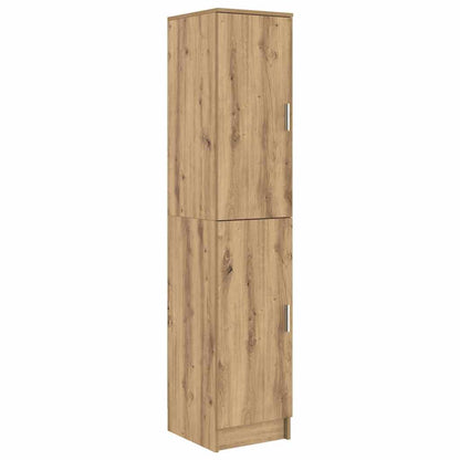 Highboard Eiche handwerklich 35 x 39 x 168 cm Holzwerkstoff