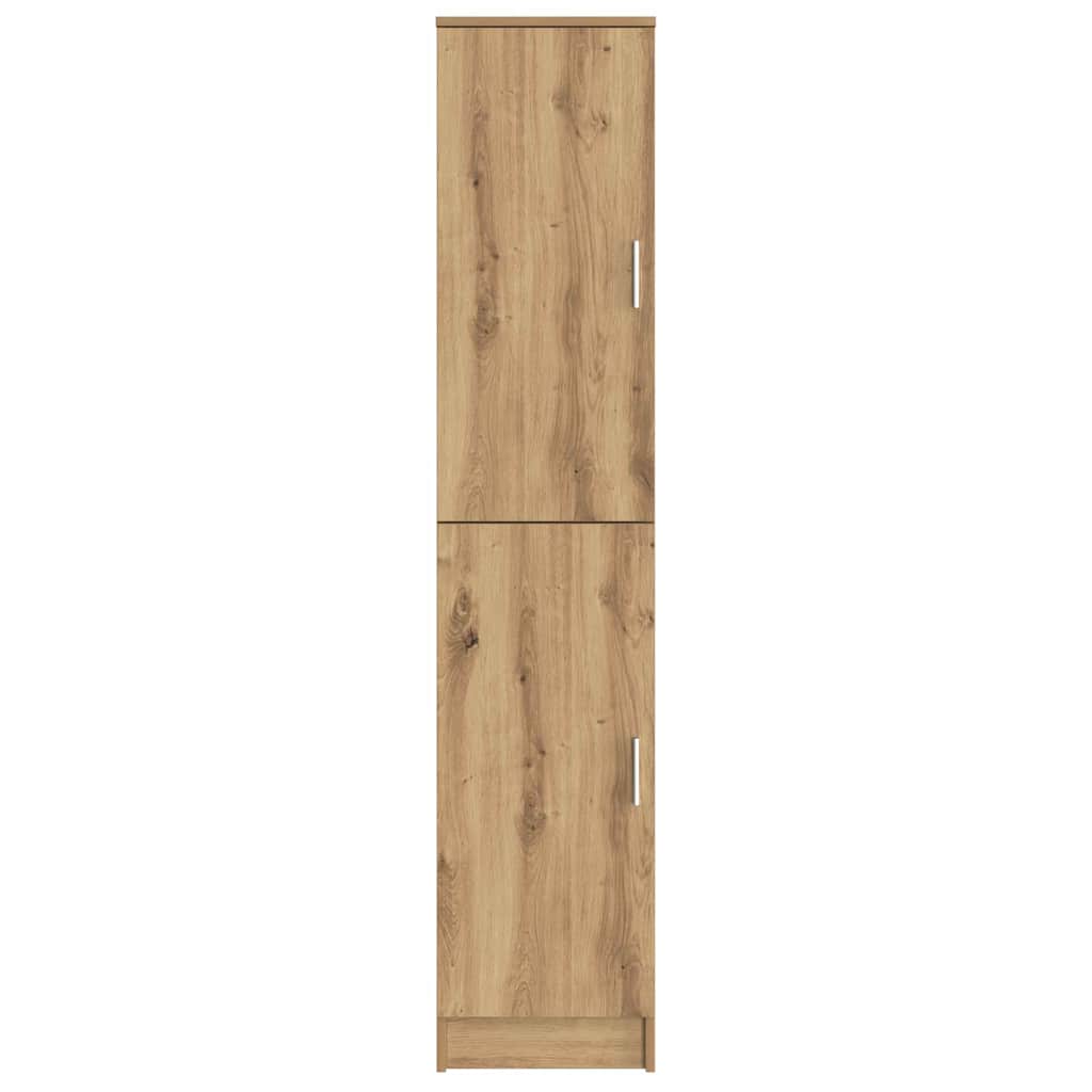 Highboard Eiche handwerklich 35 x 39 x 168 cm Holzwerkstoff
