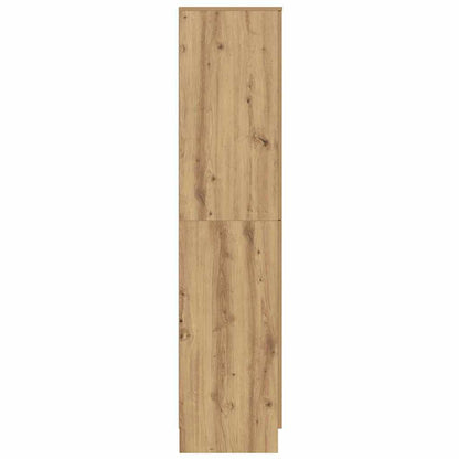 Highboard Eiche handwerklich 35 x 39 x 168 cm Holzwerkstoff