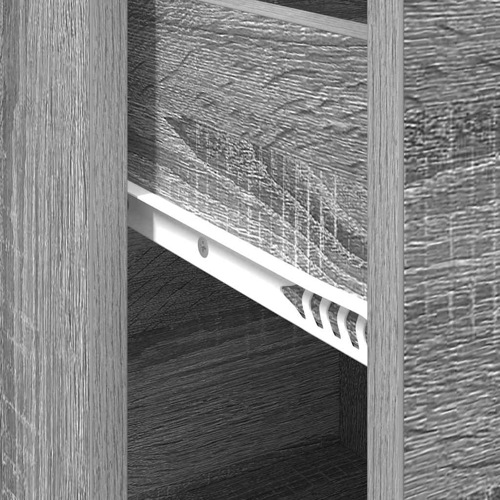 Sideboard Grau Sonoma 38 x 34,5 x 75 cm Holzwerkstoff