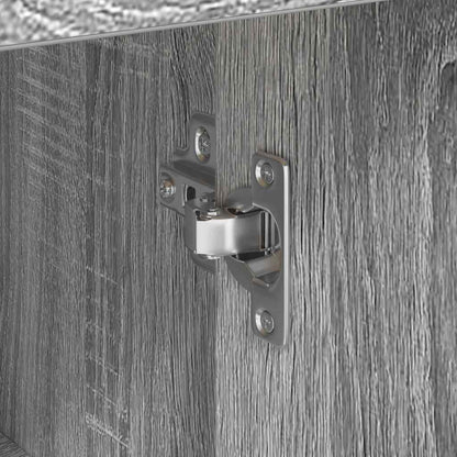 Sideboard Grau Sonoma 38 x 34,5 x 75 cm Holzwerkstoff