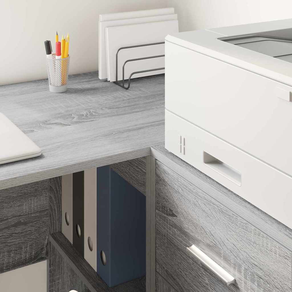 Sideboard Grau Sonoma 38 x 34,5 x 75 cm Holzwerkstoff