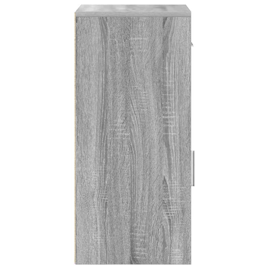 Sideboard Grau Sonoma 38 x 34,5 x 75 cm Holzwerkstoff