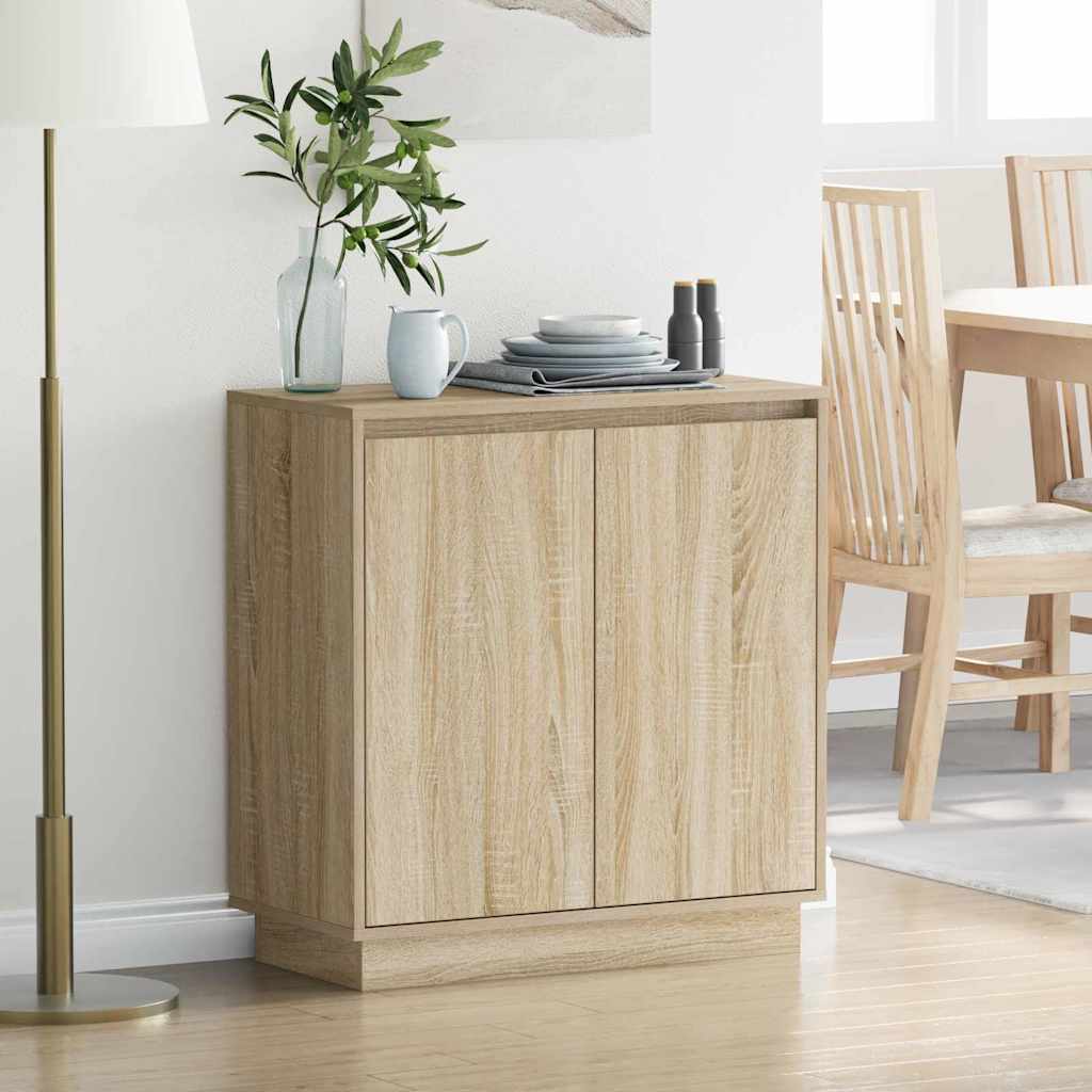Sideboard mit Tür Sonoma-Eiche 71 x 34,5 x 75 cm Holzwerkstoff