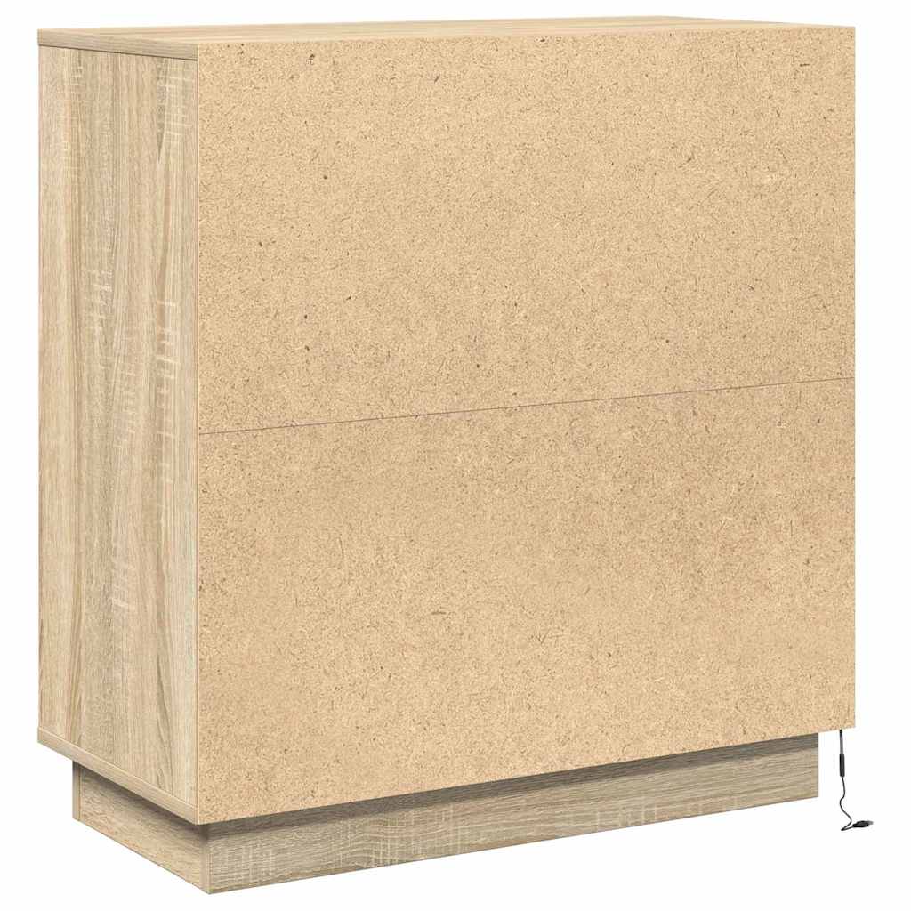 Sideboard mit Tür Sonoma-Eiche 71 x 34,5 x 75 cm Holzwerkstoff