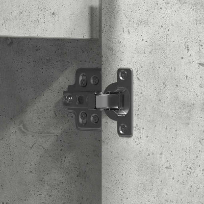 Sideboard mit Regal Beton Grau 71 x 34,5 x 75 cm Holzwerkstoff