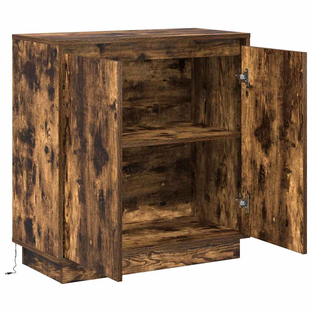 Sideboard Geräucherte Eiche 71 x 34,5 x 75 cm Holzwerkstoff
