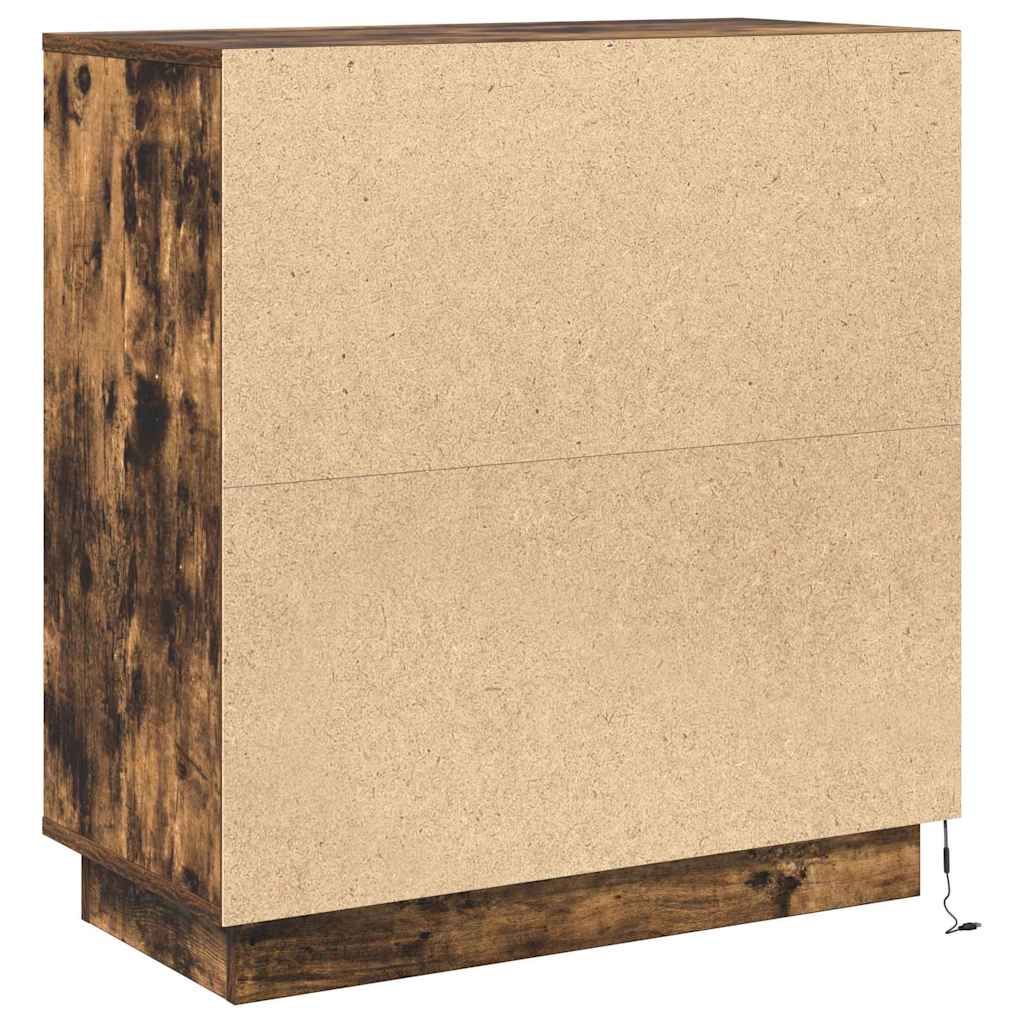 Sideboard Geräucherte Eiche 71 x 34,5 x 75 cm Holzwerkstoff