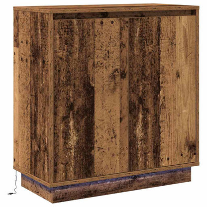 Sideboard mit Regal Altholz 71 x 34,5 x 75 cm Holzwerkstoff