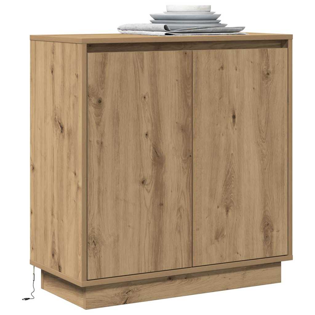 Sideboard mit Tür Artisan-Eiche 71 x 34,5 x 75 cm Holzwerkstoff