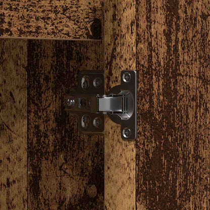 Sideboard mit Regal Altholz 90 x 32 x 75 cm Holzwerkstoff