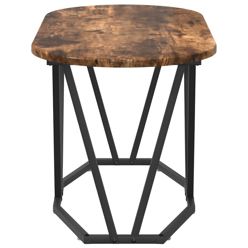 Couchtisch Geräucherte Eiche 80 x 40 x 40,5 cm