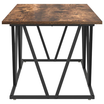 Couchtisch Räuchereiche 100 x 50 x 40 cm Sperrholz und Metall