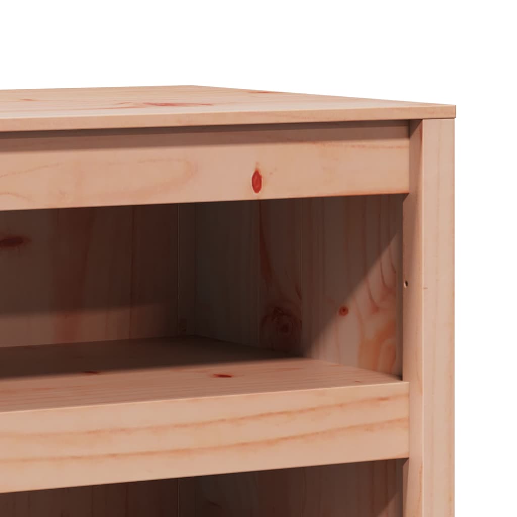 Küchenschrank Braun 106 x 55 x 64 cm Massivholz Kiefer