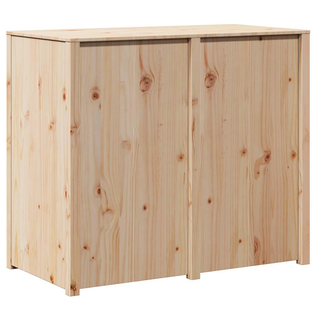 Küchenschrank Braun 106 x 55 x 92 cm Massivholz Kiefer