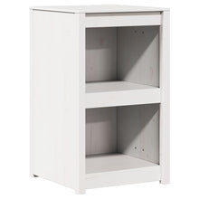 Küchenschrank mit Regal Weiß 55 x 55 x 92 cm Massivholz Kiefer