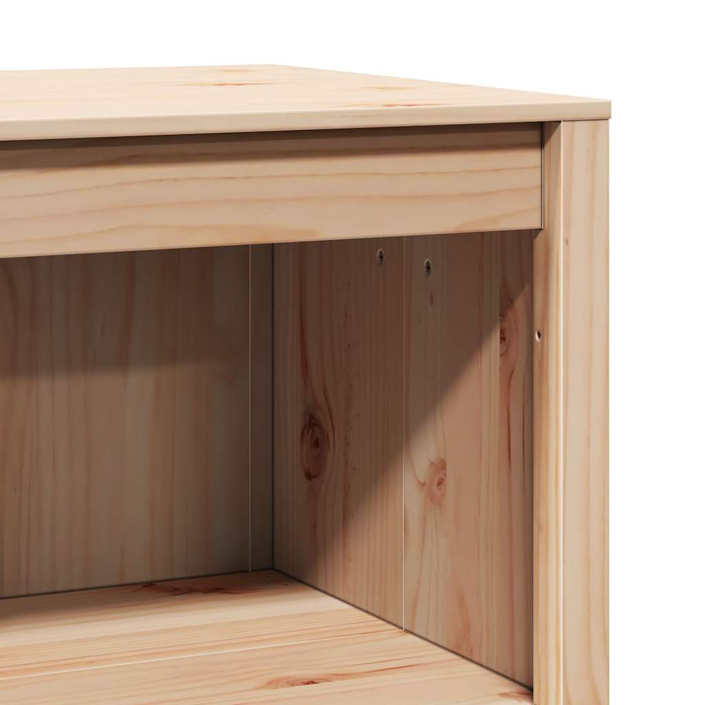 Küchenschrank Braun 106 x 55 x 92 cm Massivholz Kiefer