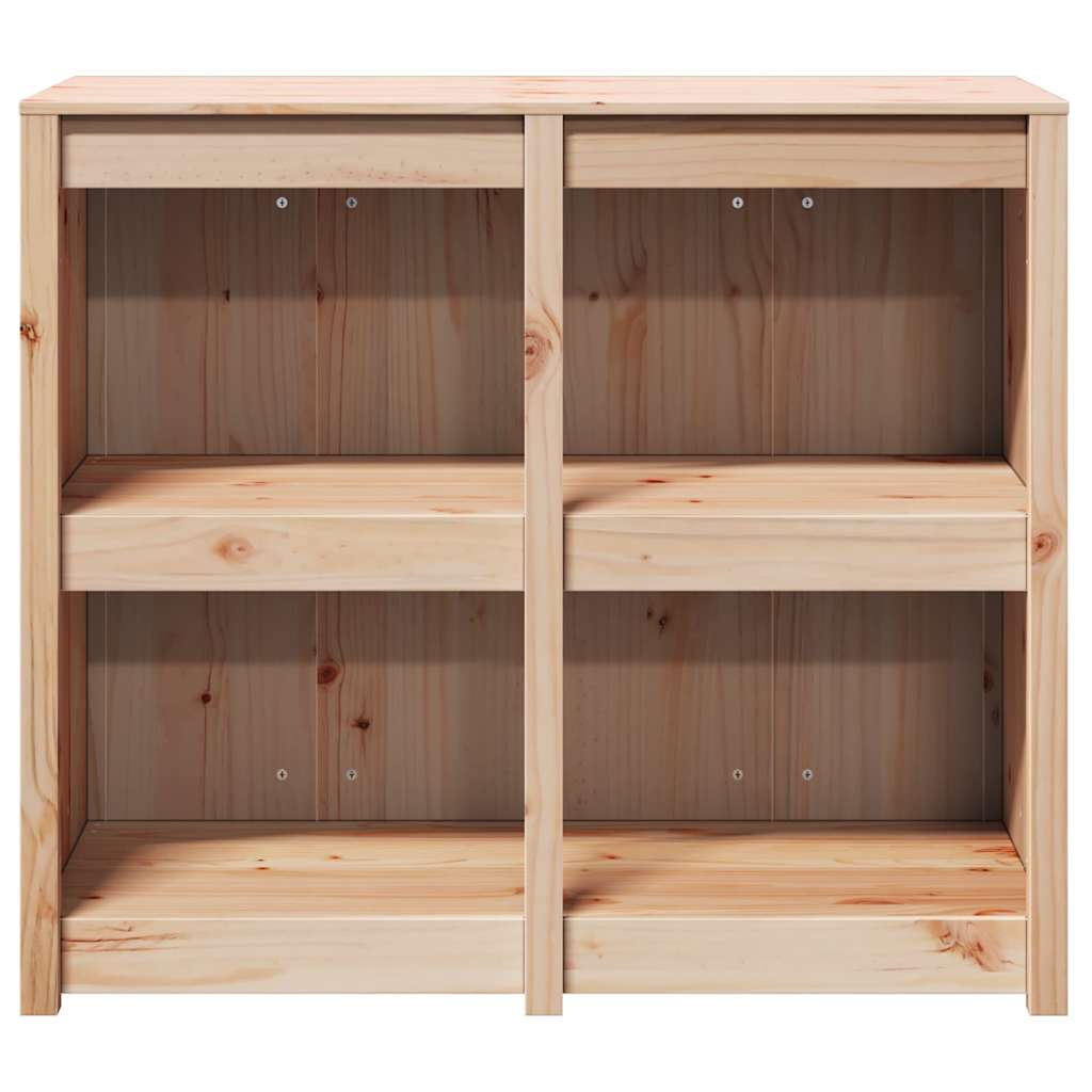 Küchenschrank Braun 106 x 55 x 92 cm Massivholz Kiefer