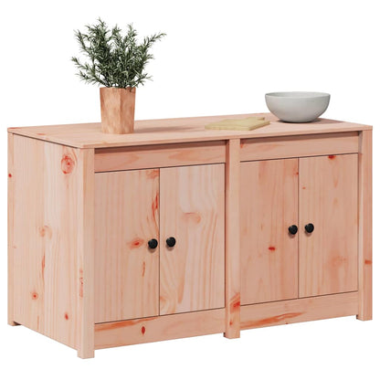 Küchenschrank mit Tür Braun 106 x 55 x 64 cm Massivholz Kiefer