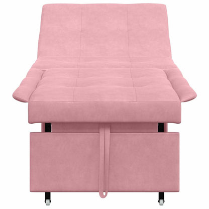 Schlafsofa Rosa 67 x 194 x 38 cm Samt