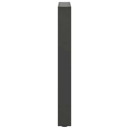 Esstischbeine Anthrazit 2 Stk. 60x(72-73) cm Stahl