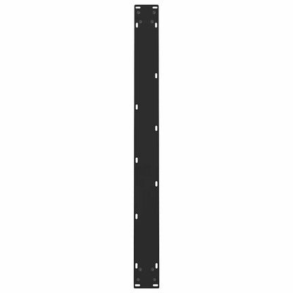 Esstischbeine Schwarz 2 Stk. 100x(72-73) cm Stahl