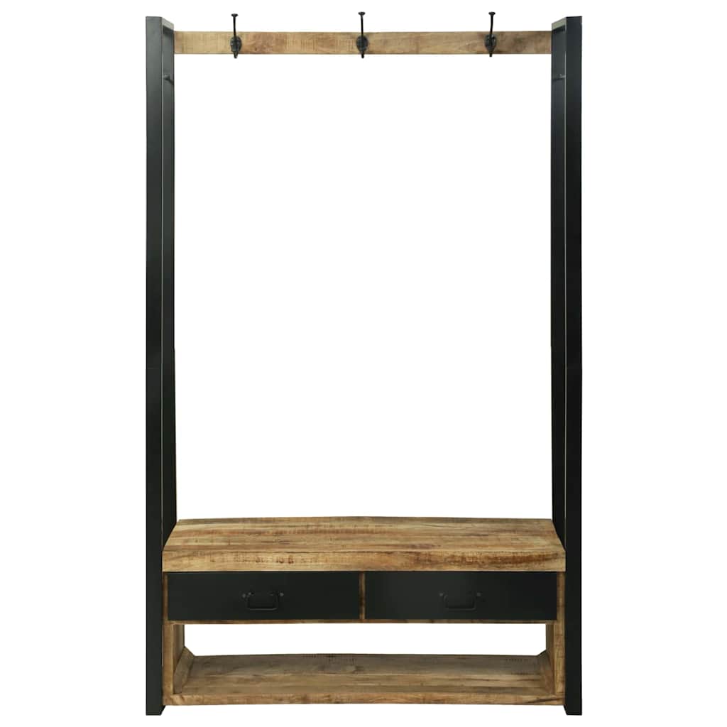Kleiderständer Braun 110 x 40 x 185 cm Massivholz Mango