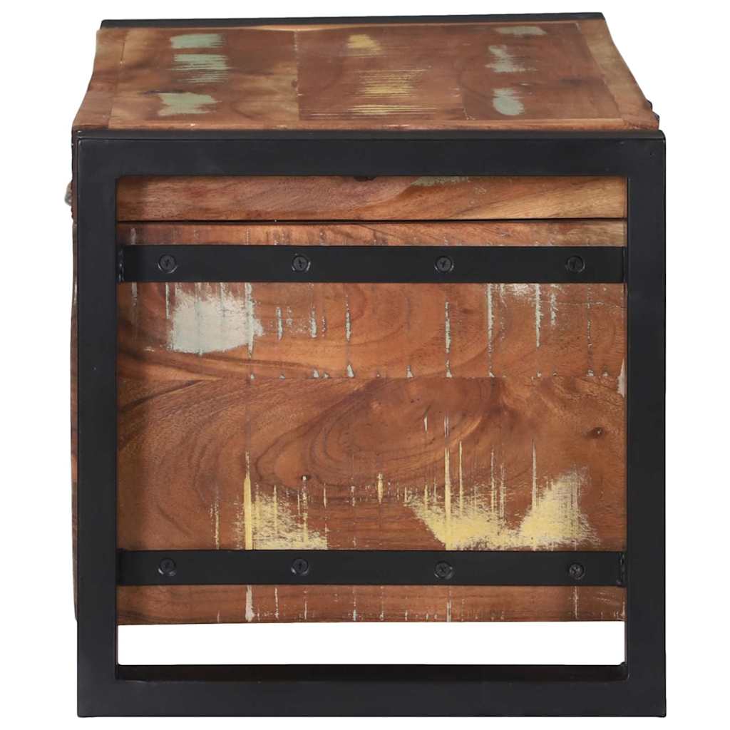 Aufbewahrungstruhen Braun 60 x 30 x 30 cm Massivholz Altholz