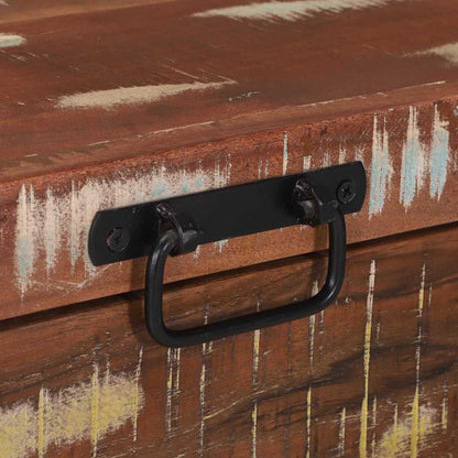 Aufbewahrungstruhen Braun 80 x 30 x 30 cm Massivholz Altholz