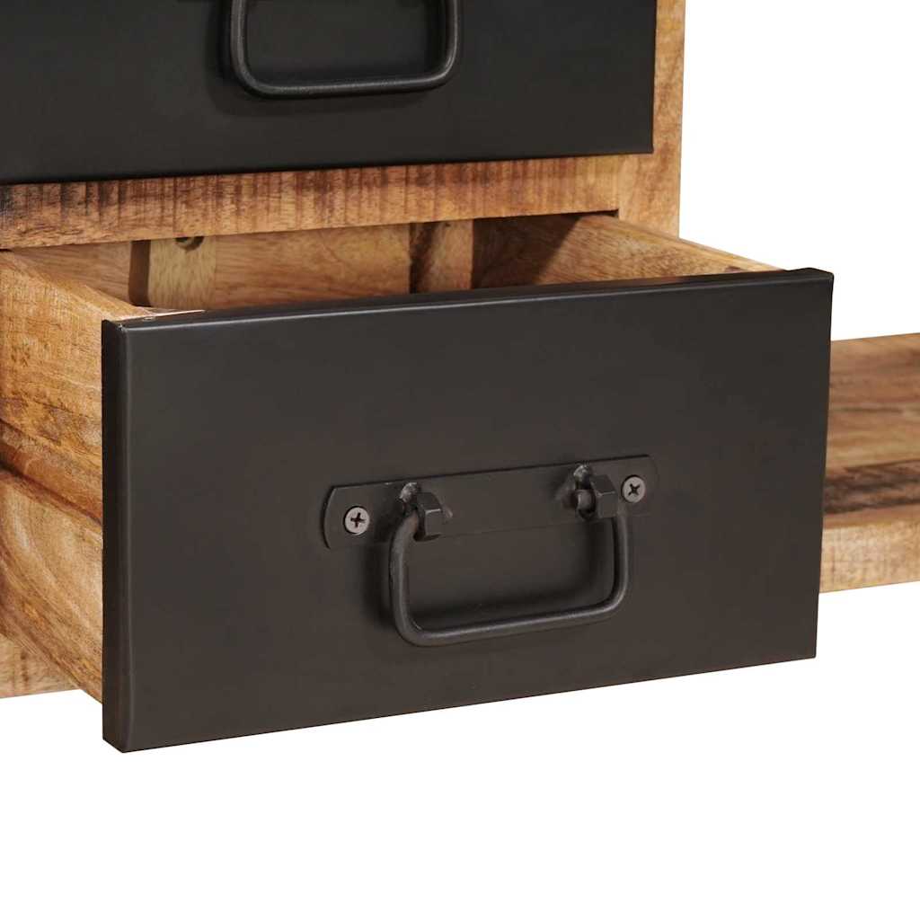 Sitzbank mit Schubladen Braun 80 x 35 x 40 cm Massivholz Mango