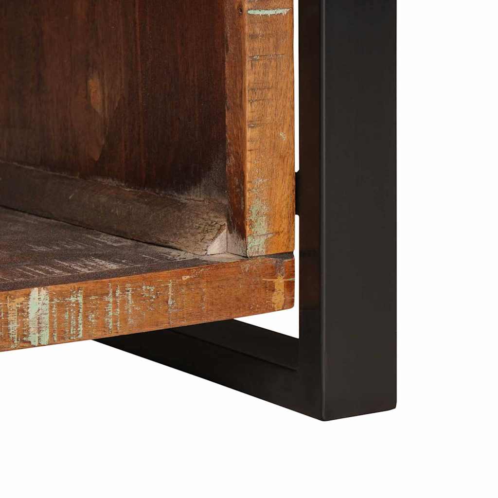 Sitzbank Mehrfarbig 80 x 35 x 40 cm Massivholz Altholz