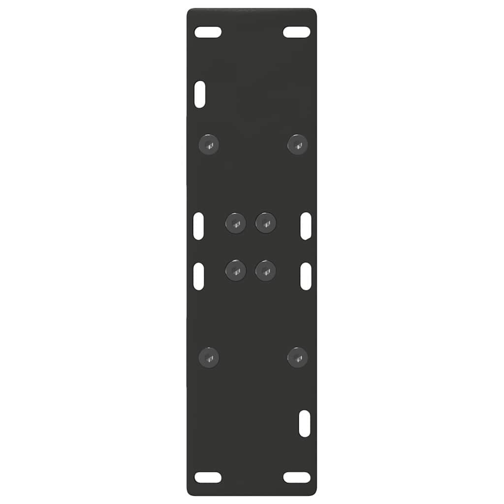 Esstischbeine A-Form 2 Stk. Schwarz 50x(72-73) cm Stahl