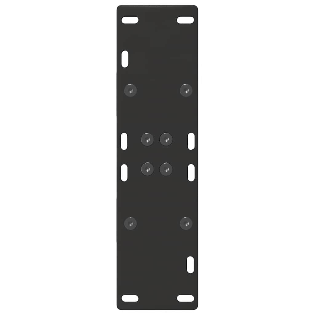 Esstischbeine A-Form 2 Stk. Schwarz 60x(72-73) cm Stahl