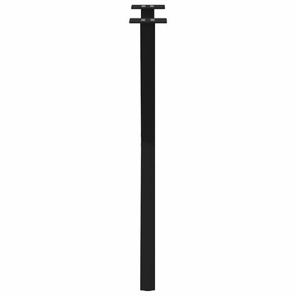 Esstischbeine X-Form 2 Stk. Schwarz 50x(72-73) cm Stahl