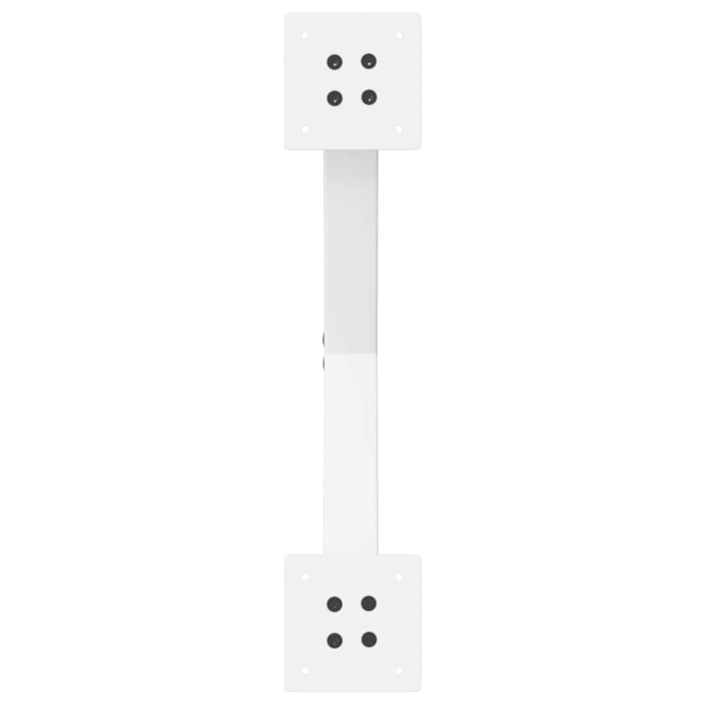 Esstischbeine X-Form 2 Stk. Weiß 50x(72-73) cm Stahl