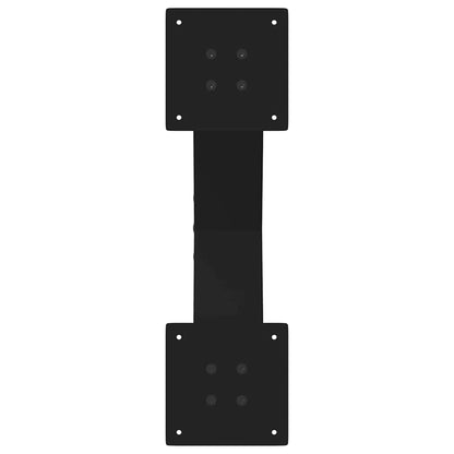 Couchtischbeine X-Form 2 Stk. Schwarz 60x(30-31) cm Stahl