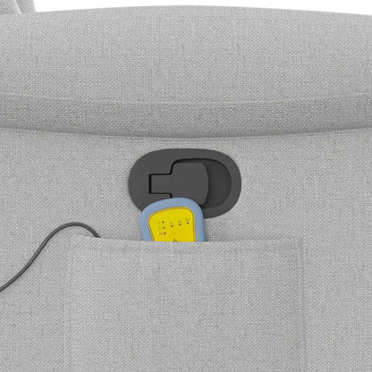 Massagesessel Wolkengrau Stoff