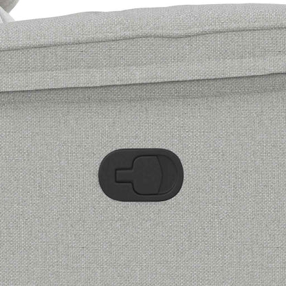 Massagesessel Wolkengrau Stoff