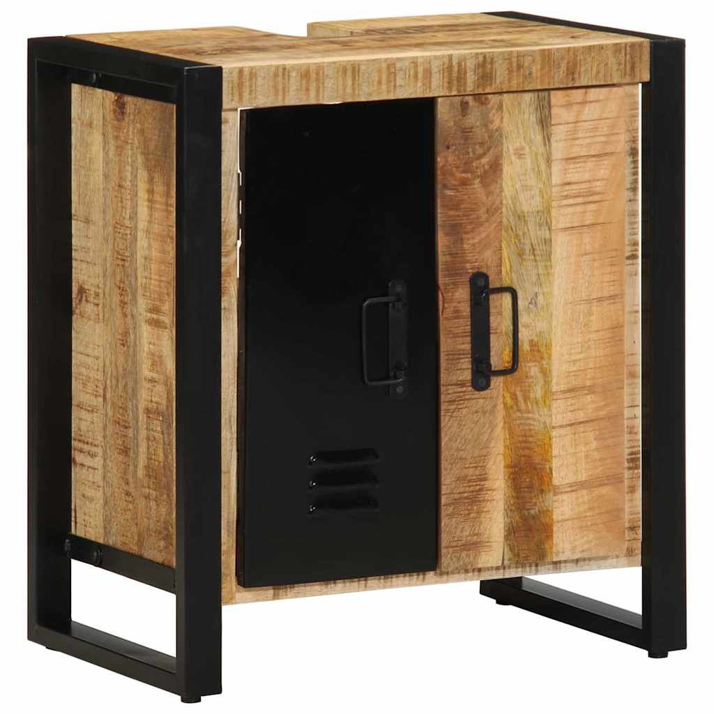 Badezimmerschrank Braun 55 x 35 x 60 cm Massivholz Mango